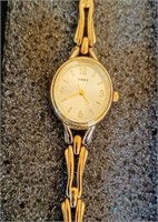 Vintage ladies  gold/silver toned  Timex watch