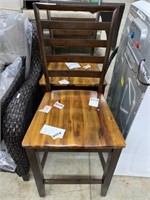 Bar height wooden chairs MSRP $399