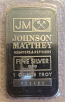 Johnson Matthey Silver Bar