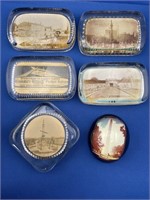 6 Picture Paper Weights Points Of Interest