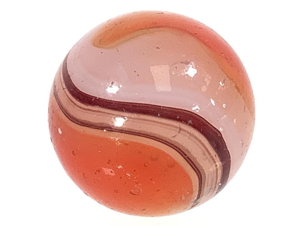 1 - 12/16" - Carnelian Agate Akro Agate