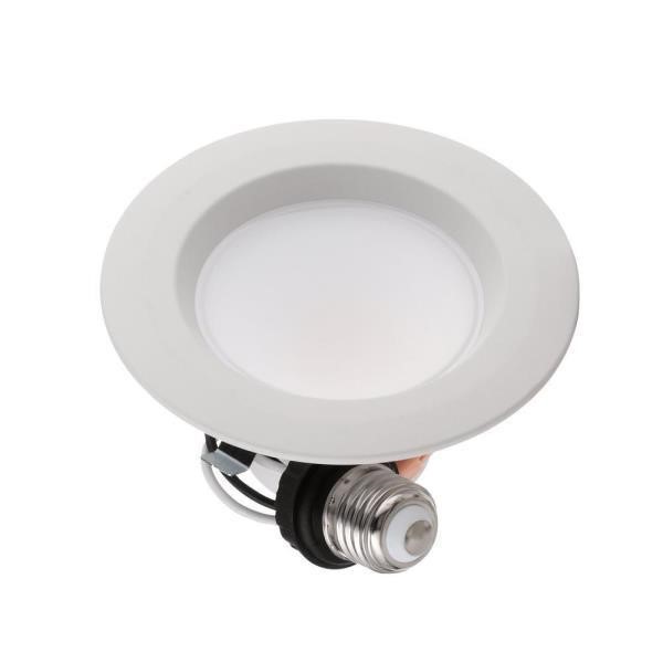 4 in. Integrated LED White New Construction or Rem