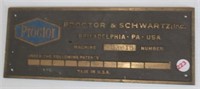 Bronze/brass Proctor and Schwartz Inc. USA