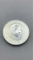 2014 Canadian $8 pc. 1 1/2 ounce .999 Fine Silver