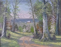 Joseph Trover 16x20 O/B Spring Landscape