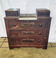 dresser base w/marble insert