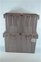 2 Heavy Duty Storage Containers