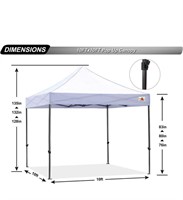 CANOPY TENT SIZE 10X10 FT
