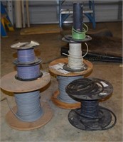 7 Partial Rolls Of Wire