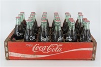 Wooden Coca-Cola Crate with 23 Bottles