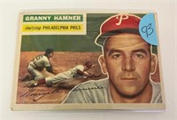 1956 Topps Granny Hamner #197