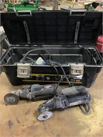 Tool box and pair of Roto Zips