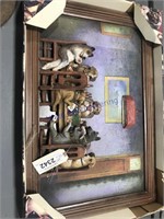 "Passing the Ace Under the Table" molded picture