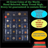 20 Great Coins of the World, hand selected, many t