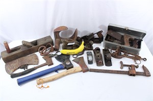 Vintage Woodworking Tools, Hatchets, Planers++