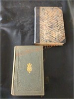 Vintage mid 1800s books