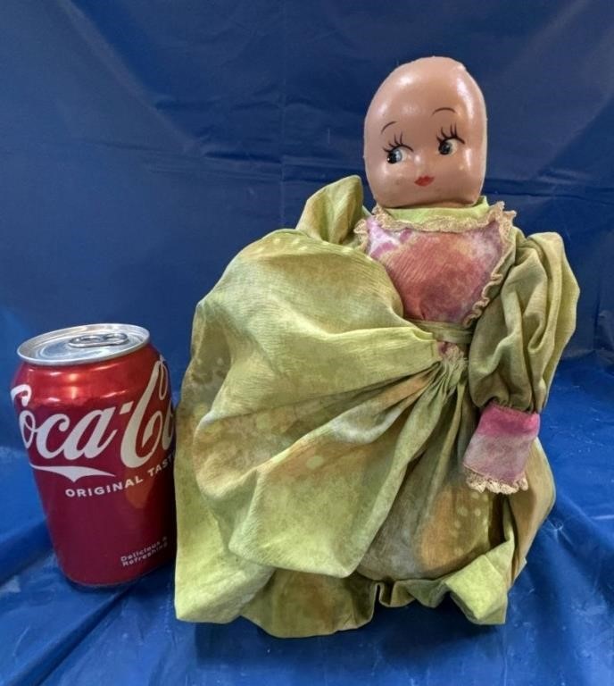 Vintage Doll Made From Bottle