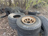 PILE OF TIRES