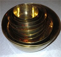 Vintage Copper Nesting Bowls - Eleven (11)