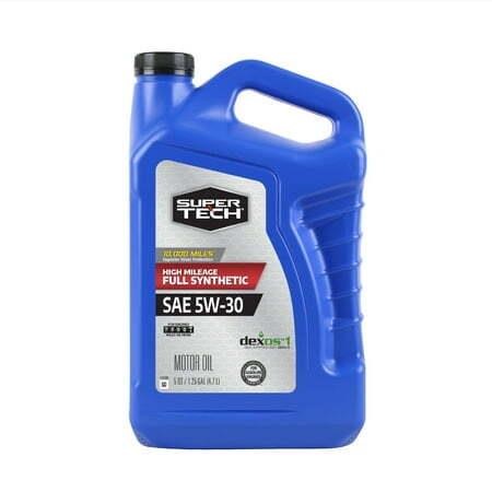 Super Tech High Mileage SAE 5W-30  5 Quarts