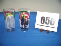 1984 Kentucky Derby Glasses (2)