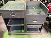 Metal storage table/ cabinet