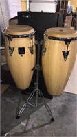 LP aspire bongo drums on the stand, 43 inches