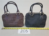 2 Express Handbags - Matching Black and Brown
