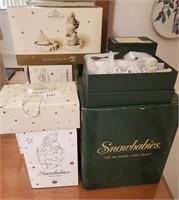 12 Department 56 Snowbabies in Boxes