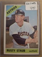 1966 TOPPS RUSTY STAUB PRTED IN CANADA