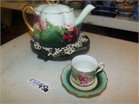 Antique Miniature Tea Sets Porcelain #1303