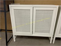 Mid-Modern storage cabinet  (no handles)