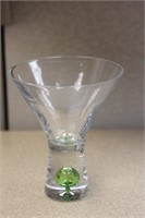 Decorative Art Glass Cup