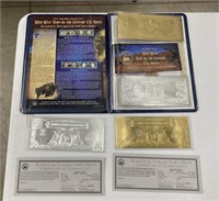 Group of Gold & Silver Collectors Notes
