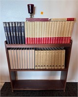 Bookshelf w/ Encyclopedia Books