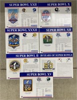 Group of Super Bowl Collectors Patches