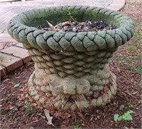 Concrete Basket Planter