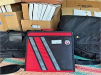 3 pcs 2 Computer Bags and 1 Double Notebooks