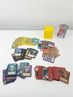 Collection de cartes dont Pokémon Yu-Gi-Oh