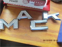 4 Individual MACK Letters