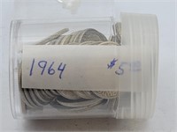 $5.00 50 Silver Roosevelt Dimes
