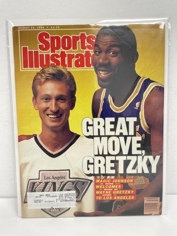 Sports Illustrated magazine, great move Gretzky