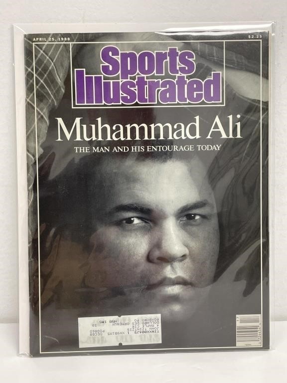 Sports illustrated magazine Muhammad Ali, April 88