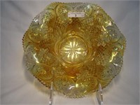 Millersburg 10" marigold Primrose bowl