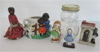 Japan Collectibles, Bear Jar, Etc. Note: Items