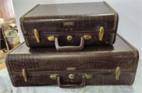 Samsonite Suitcases (2), used stained