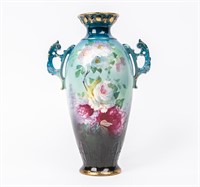 Antique Franz Anton Mehlem Royal Bonn Vase