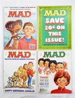 (4) 1983 MAD MAGAZINES