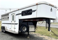 2009 Gooseneck  Aluminum 3 horse trailer -