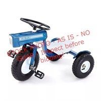 Tricam 22in.Ol’blue tractor tricycle